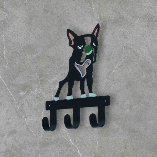 Iron Dog Art Wall Mounted Decorative Key Holder