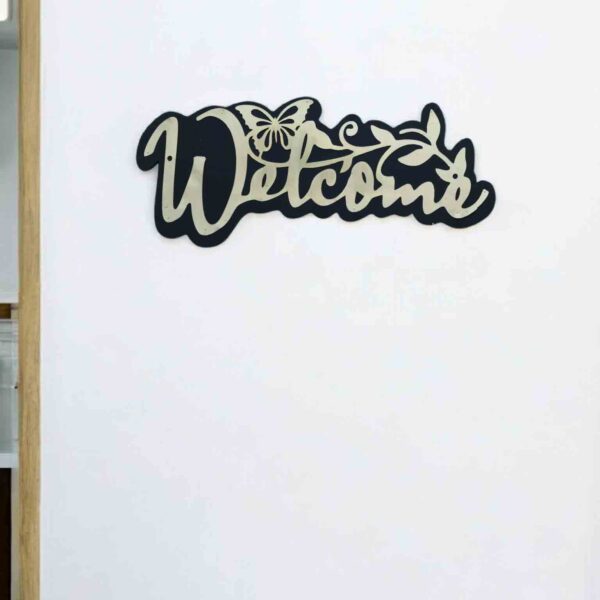 Welcome Metal wall Decor