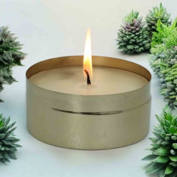 Metal Jar Wax Candle